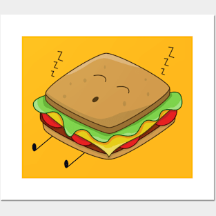 Sleeping Sandwich Posters and Art